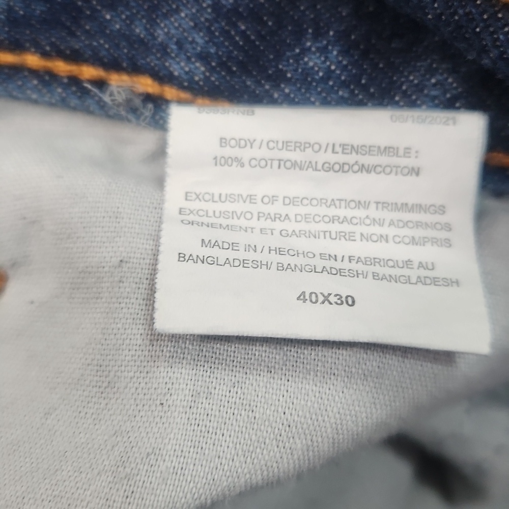 Dickies Mens Darks Wash Straight Leg Jean's - Picture 6 of 6